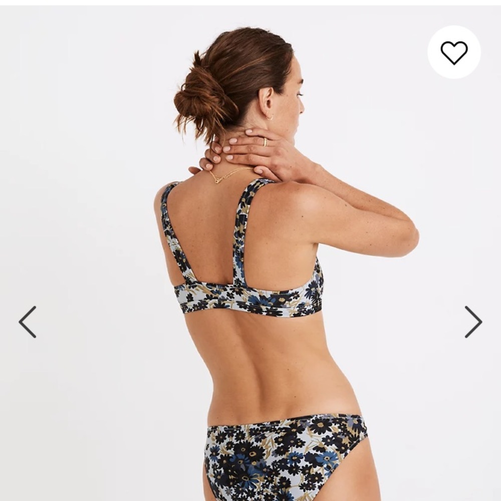 Madewell Second Wave Bikini in Daisy Reverie - Picture 3 of 9